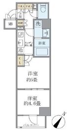ジオエント駒込 207 間取り図