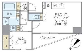 ジオエント駒込 208 間取り図