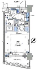 パークリュクス日本橋小網町mono 12階 間取り図