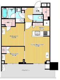 HARUMI FLAG SKYDUO PARK VILLAGE (晴海フラッグ スカイデュオ パークヴィレッジ) 26階 間取り図