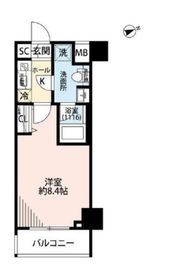 プレール・ドゥーク浅草松が谷 5階 間取り図