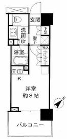 ザ・パークハウスアーバンス東五反田 14階 間取り図