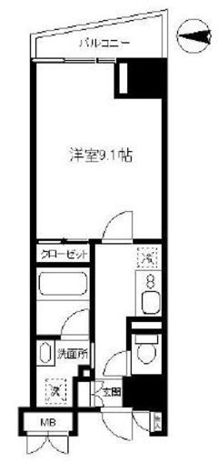 ROX参番館 505 間取り図