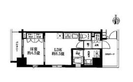 シティインデックス元浅草 8階 間取り図