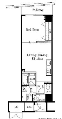 ROX参番館 507 間取り図
