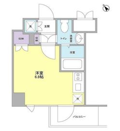 エクセリア二子多摩川Ⅲ 7階 間取り図