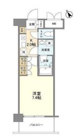 サンハイム鶴見 B114 間取り図
