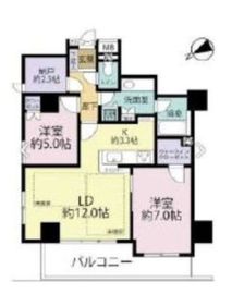 ソプラタワー 11階 間取り図