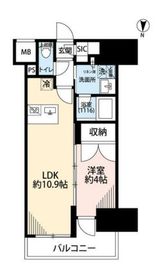 プレール・ドゥーク亀戸Ⅵ 5階 間取り図