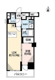 プレール・ドゥーク亀戸Ⅵ 8階 間取り図