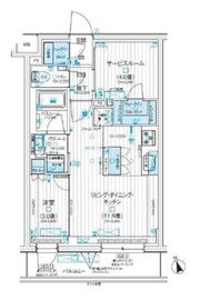 デュオステージ西荻窪Ⅱ 1階 間取り図