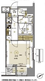 ラ ステュディオ新橋 4階 間取り図