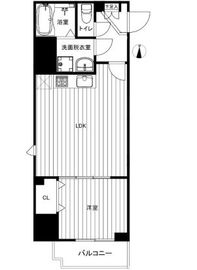 パレスシンシア江東橋 401 間取り図