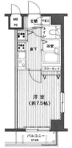 グランド・ガーラ渋谷松濤 4階 間取り図