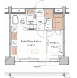 ブランシエスタ木場 308 間取り図