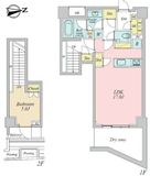 オープンレジデンシア広尾ザ・ハウス サウスコート 1階 間取り図