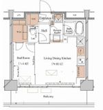 ブランシエスタ木場 706 間取り図