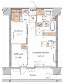 ブランシエスタ木場 512 間取り図