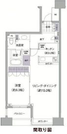 アビティ目黒 706 間取り図