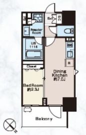 クラシアム文京白山 704 間取り図