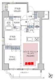 リビオ板橋駅前 9階 間取り図