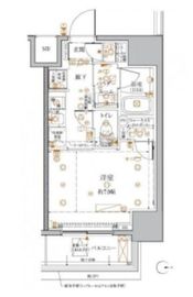 クレイシアIDZ王子マークプレイス 8階 間取り図