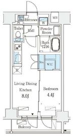 STANDZ亀戸 802 間取り図