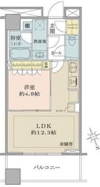 WORLD TOWER RESIDENCE 31階 間取り図