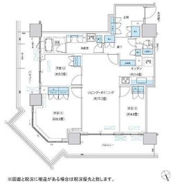 パークシティ柏の葉キャンパス ザ・ゲートタワー ウエスト 2508 間取り図