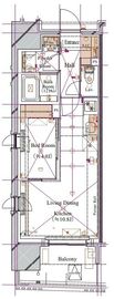 ブランシエスタ浅草蔵前 309 間取り図