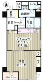 自由が丘ミッテ 501 間取り図