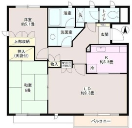 中村北パーク・ホームズ 2階 間取り図