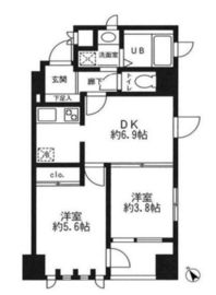 クリスタルパレス 1502 間取り図