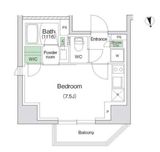 スタイリオ川崎 1306 間取り図