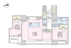 ザ・パークハウスグラン三番町26 12階 間取り図