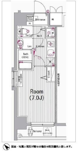 グランド・ガーラ新横浜South 5階 間取り図