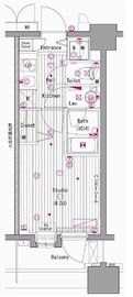グランド・ガーラ横濱元町 3階 間取り図