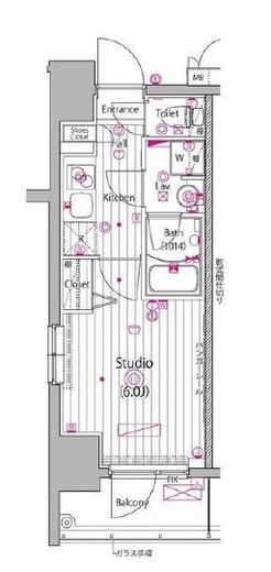 ガーラ・グランディ川崎榎町 12階 間取り図