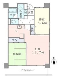 パークビュー森下 604 間取り図