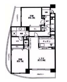 シルフィード南平台 4階 間取り図