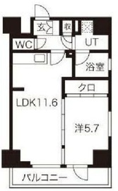 ラ・ヴェーヌ 3階 間取り図
