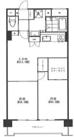 グランドパレス田町 10階 間取り図
