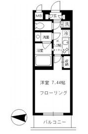 ラ・グランドゥール白金 204 間取り図