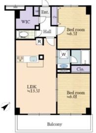 ライオンズシティ西新宿 9階 間取り図