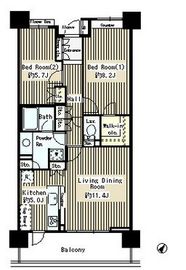 クラッサ目黒 306 間取り図