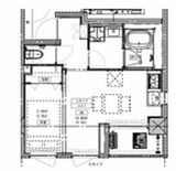 ルミーク北千住 504 間取り図