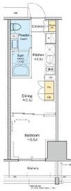 プラウドフラット四谷三丁目 704 間取り図