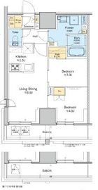 プラウドフラット四谷三丁目 1310 間取り図