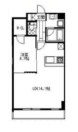 ペイザージュ本町 303 間取り図