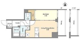 Augusta Residence新小岩 1003 間取り図